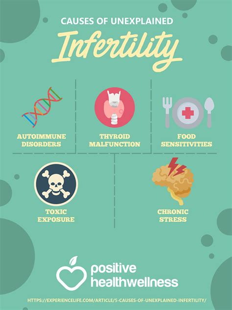 5 Causes Of Unexplained Infertility Infographic Positive Health