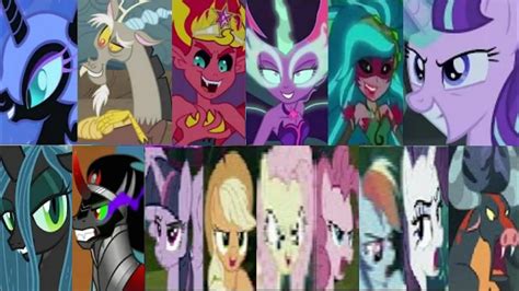 Defeats Of My Favorite Mlp Villains 300 Subscribers Special Youtube