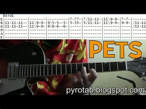 Porno For Pyros Pets Guitar Lesson With Chords TAB And Solo Tutorial