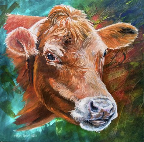 Cow Painting By Eileen Herb Witte Fine Art America