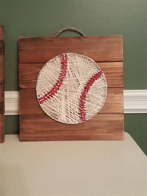 Baseball String Art Etsy
