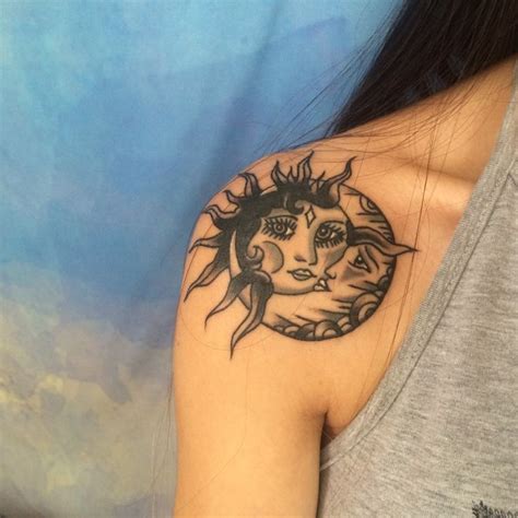 Sun And Moon Tattoo Designs Ideas And Meaning Tattoos For You