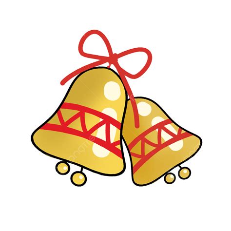 Presente De Sino De Arco Dourado De Natal Png Natal Bells Dourado
