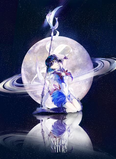Tomoe Hotaru And Sailor Saturn Bishoujo Senshi Sailor Moon Drawn By Chacall Danbooru