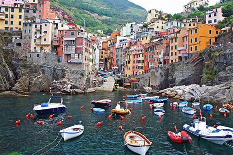 It is the easiest and shortest trail in the cinque terre, and is specially equipped for people with limited mobility. Riomaggiore, Italy is a scenic Cinque Terre village