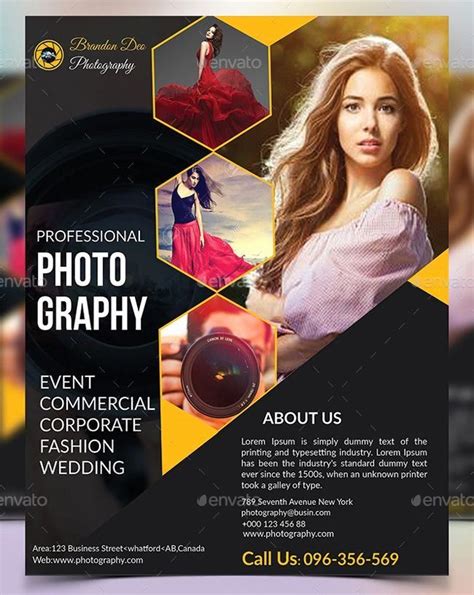 Photography Flyer Template Free Unique 20 Fashion Graphy Flyer
