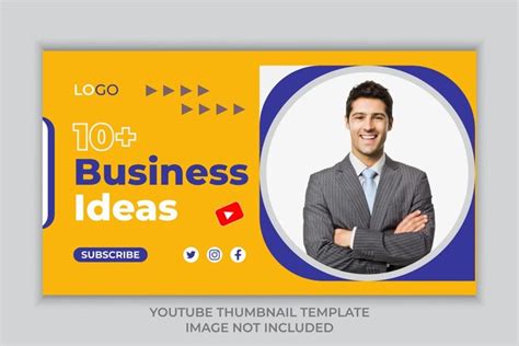 Premium Vector Youtube Thumbnail Banner Design Template