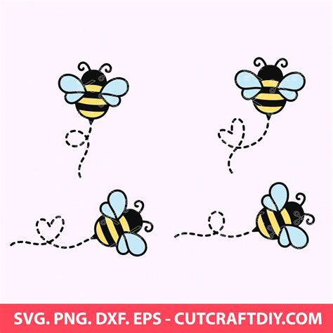 Bumble Bee Svg Cutting File Bee Svg Cute Honey Bee Svg