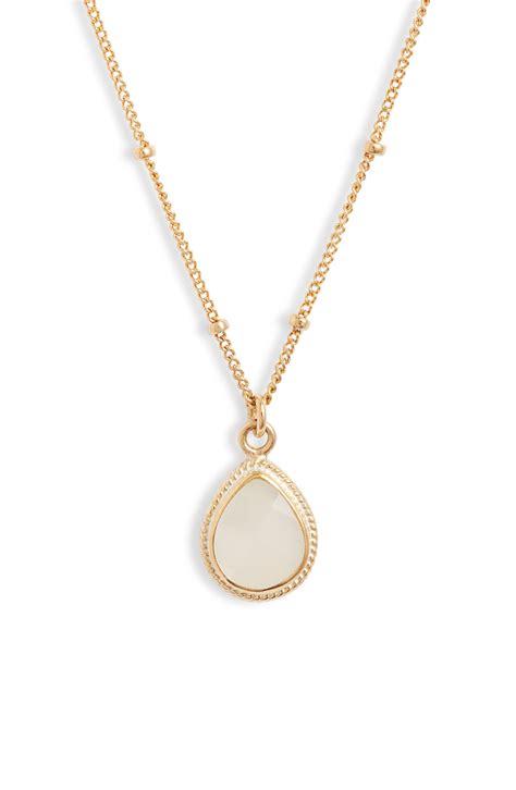 Anna Beck Small Pendant Necklace Editorialist