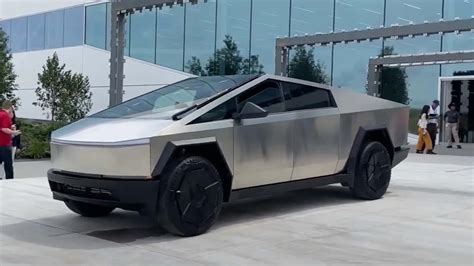 Drone Footage Shows Tesla Cybertruck Production Well