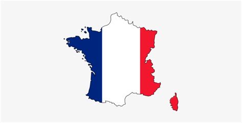 Flag Of France Blank Map World Map France Flag Map Clipart