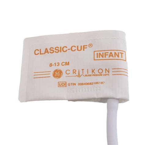 Classic Cuf Infant Blood Pressure Cuff 1 Tube Bayonet 20box