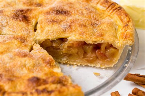 A traditional deep dish apple pie is the perfect finale to your holiday