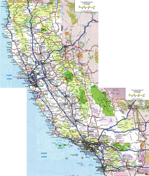 California Road Map Printable Road Map