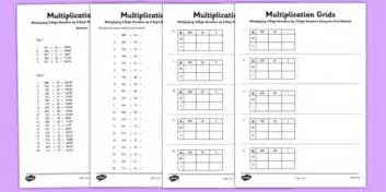 Math, english, science, social studies, spanish Multiplying 3 Digit Numbers by 2 Digit Numbers Using Grid ...