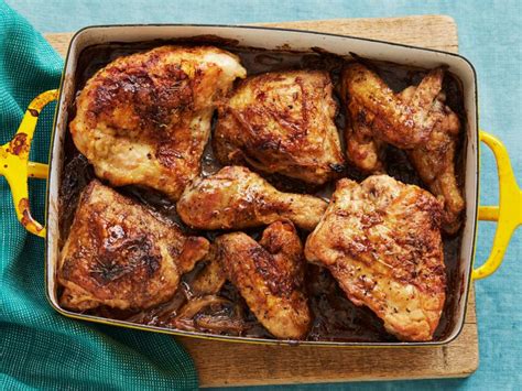 Serve with 2 forks for divvying up the meat at the table. Baked Lemon Chicken Recipe | Food Network Kitchen | Food Network