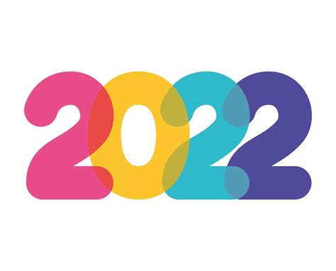 Beautiful 2022 Year Icon 4959886 Vector Art At Vecteezy