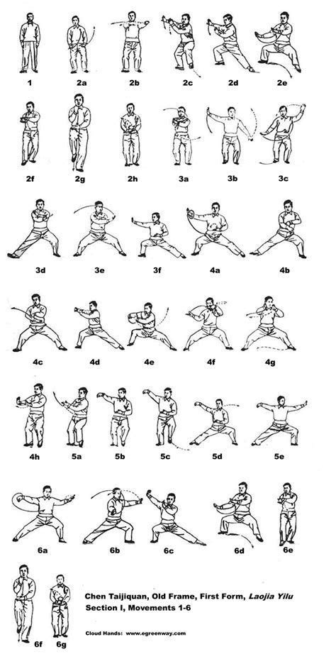 Tai Chi Movements Illustrations Pdf Martial Arts Techniques Chinese Martial Arts Martial
