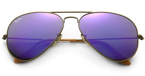 Ray Ban Rb3025 58mm Original Aviator Sunglasses In Purple Lyst