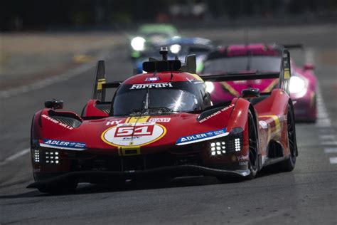 Ferrari Manda En El Test De Las 24 Horas De Le Mans Jornada Con