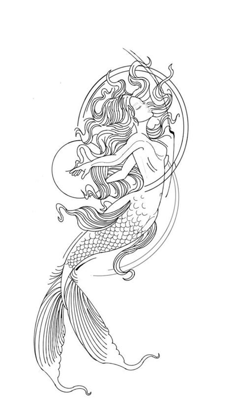 Mermaid Tattoo Designs Mermaid Drawings Mermaid Tattoos Mermaid Art Dope Tattoos Pretty