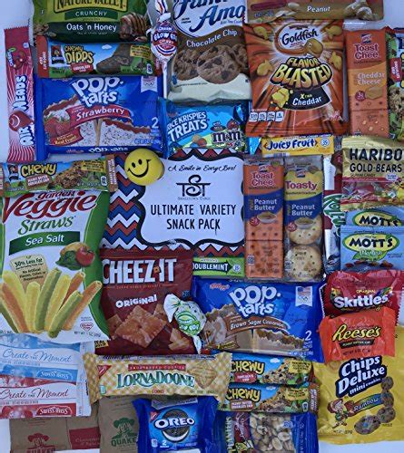 Ultimate Snack Pack Care Package Cookies Chips And Candies Bundle
