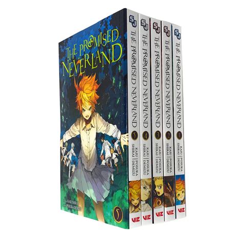Kaiu Shirai By The Promised Neverland Vol 1 5 Books Collection Set