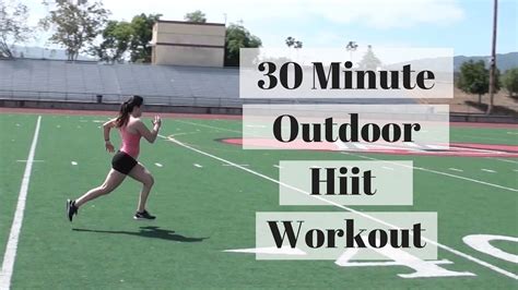 30 Minute Outdoor Hiit Workout Youtube