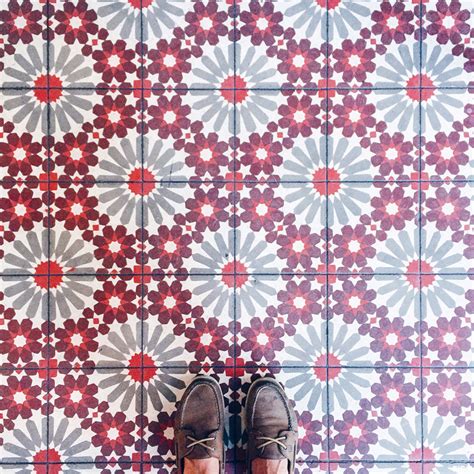 Colorful Floor Tiles Bright Bazaar By Will Taylor