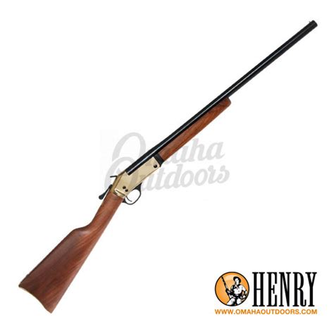 Henry Repeating Single Shot 20 Gauge 26 Brass Shotgun Walnut Stock