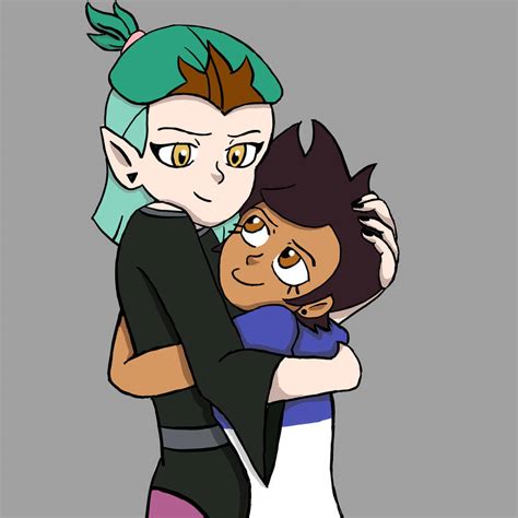 Luz And Amity Hugging By Sirravenmacbeth On Deviantart
