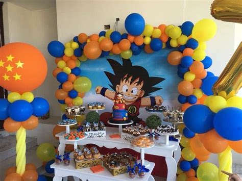 Pin De Ana Montero En Decoracion Piñata De Goku Cumpleaños De Dragón