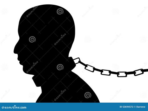 Slavery Chains Around Neck