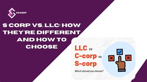 S Corp Vs Llc How Theyre Different And How To Choose
