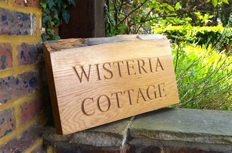 Rustic Wooden House Signs