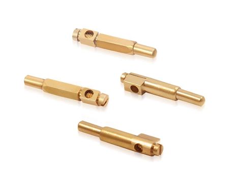 Polished Brass Electrical Holder Pins Feature Easy To Fit Finely