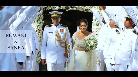 Sri Lankan Navy Wedding Ruwani And Sanka Youtube