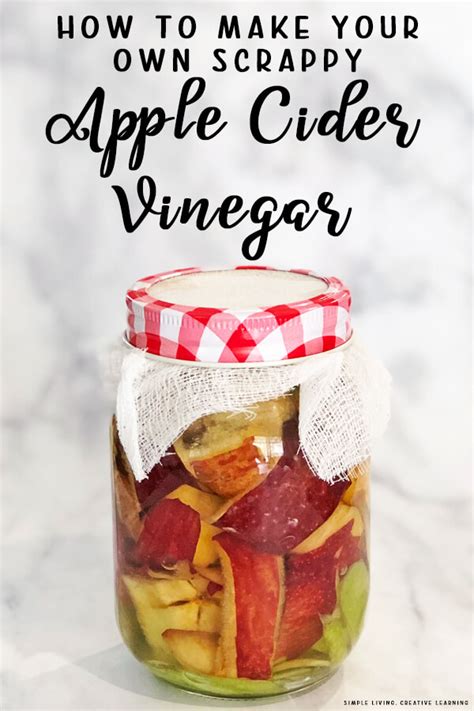 This method uses whole, organic apples and takes about 7 months to ferment into vinegar. How to Make your Own Scrappy Apple Cider Vinegar - Simple ...