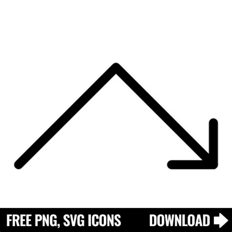 Free Arrow Decrease Svg Png Icon Symbol Download Image