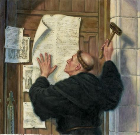 Martin Luther 95 Theses The Ninety Five Theses On The Power And
