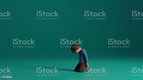 Man Kneeling In Despair Stock Photo Download Image Now Kneeling