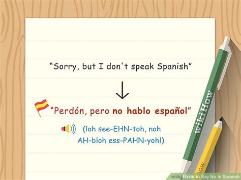 How To Say No In Spanish Spelling Pronunciation And More
