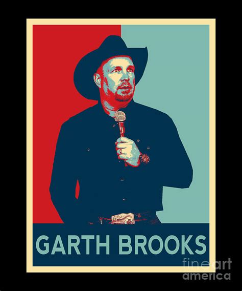 Garth Brooks Retro Hope Style T For Fans Digital Art By Notorious