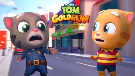 Gold run is a 3d endless runner that's pretty similar to the incredible subway surfers. Talking Tom Gold Run Android Gameplay - Talking Tom VS ...