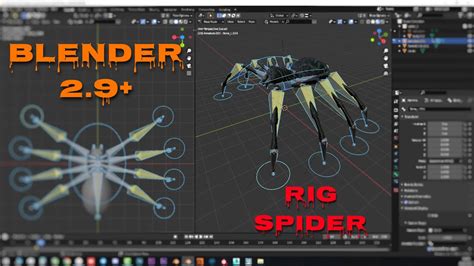 Free 3d Commercial Models Blender Spider Clipdast