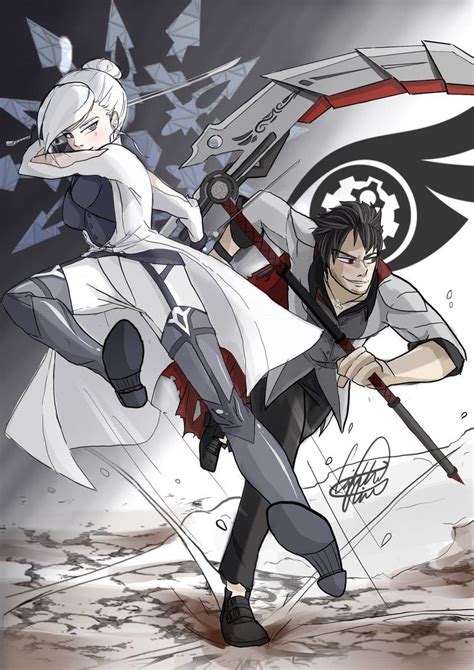Qrow And Winter By Caitlincrafts On Deviantart Rwby Anime Rwby