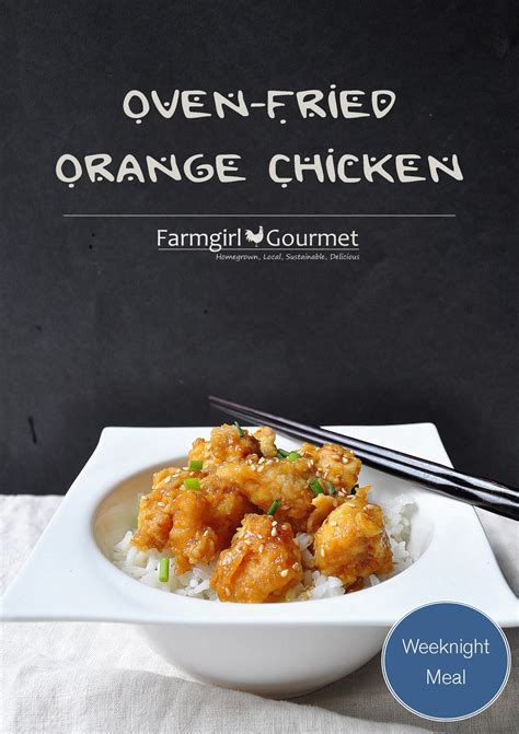 This tasty skinny orange chicken recipe is made with a heavenly orange chicken sauce, but stay tuned for more healthy recipes to come this month on gimme some oven. Oven Fried Orange Chicken 3 | Farmgirl Gourmet