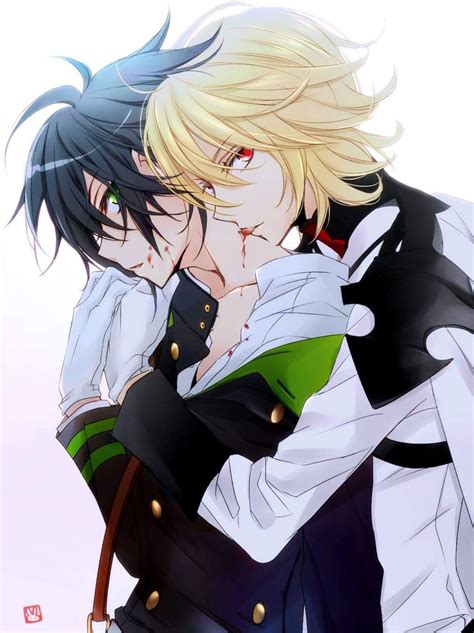 Mika X Yuu Owari No Seraph Mikaela Hyakuya Seraph Of The End