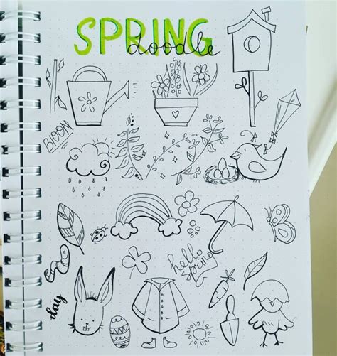 20 Stunning Spring Bullet Journal Ideas Doodles And Inspiration