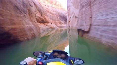 Jet Ski Slot Canyons Lake Powell Arizona Utah W Seadoo And Gopro